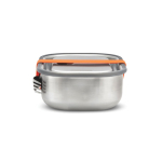 Edelstahl-Lunchbox mit Gabel und Band der Marke Black+Blum, 1 L farbe orange dritte Ansicht