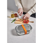 Edelstahl-Lunchbox mit Gabel und Band der Marke Black+Blum, 1 L farbe orange Lifestyle-Bild 3