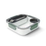 Lunchbox mit Innenbehältern und Gabel von Black+Blum, 1 L