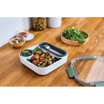 Lunchbox mit Innenbehältern und Gabel von Black+Blum, 1 L