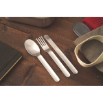 Elegantes Besteckset aus Edelstahl der Marke Black+Blum farbe silber Lifestyle-Bild 3