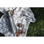Thermoflasche aus Edelstahl mit Griff von Black+Blum, 500 ml farbe türkis Lifestyle-Bild