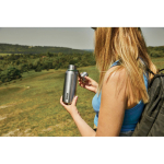 Thermoflasche aus Edelstahl mit Griff der Marke Black+Blum, 500 ml farbe olivgrün Lifestyle-Bild 4