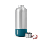 Große Thermoflasche aus Stahl der Marke Black+Blum, 850 ml farbe türkis dritte Ansicht