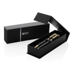 Recyceltes Messing-Kuliset mit goldenen Details, blaue Tinte farbe schwarz