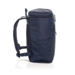 RPET-Kühltasche mit verstellbaren Riemen, 18 L farbe marineblau vierte Ansicht