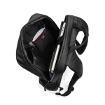Wasserfester RPET-Rucksack mit Fronttasche für PC, 15,6” farbe schwarz siebte Ansicht