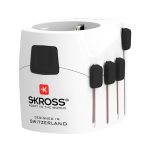 Weltweiter Reiseadapter für über 100 Reiseziele von Skross farbe weiß