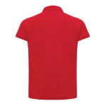 Damen-Piqué-Poloshirt aus recycelter Baumwolle, 220 g/m², Iqoniq farbe rot zweite Ansicht