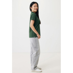 Damen-Piqué-Poloshirt aus recycelter Baumwolle, 220 g/m², Iqoniq farbe waldgrün dritte Ansicht mit Modell