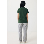 Damen-Piqué-Poloshirt aus recycelter Baumwolle, 220 g/m², Iqoniq farbe waldgrün vierte Ansicht mit Modell