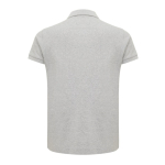 Damen-Piqué-Poloshirt aus recycelter Baumwolle, 220 g/m², Iqoniq farbe hellgrau zweite Ansicht