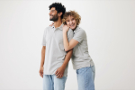 Damen-Piqué-Poloshirt aus recycelter Baumwolle, 220 g/m², Iqoniq farbe hellgrau