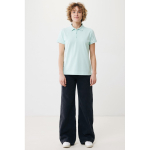 Damen-Piqué-Poloshirt aus recycelter Baumwolle, 220 g/m², Iqoniq farbe mintgrün zweite Ansicht mit Modell
