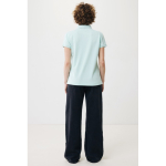 Damen-Piqué-Poloshirt aus recycelter Baumwolle, 220 g/m², Iqoniq farbe mintgrün dritte Ansicht mit Modell