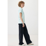 Damen-Piqué-Poloshirt aus recycelter Baumwolle, 220 g/m², Iqoniq farbe mintgrün vierte Ansicht mit Modell