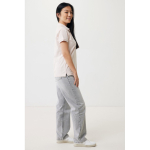 Damen-Piqué-Poloshirt aus recycelter Baumwolle, 220 g/m², Iqoniq farbe hellrosa dritte Ansicht mit Modell