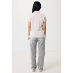 Damen-Piqué-Poloshirt aus recycelter Baumwolle, 220 g/m², Iqoniq farbe hellrosa vierte Ansicht mit Modell