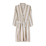 Hammam-Bademantel aus recycelter Baumwolle, 200 g/m2, S/M farbe beige