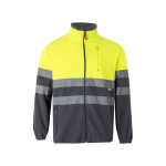 Extra große Softshell-Arbeitsjacke aus Polyester, 280 g/m2, Velilla farbe gelb dritte Ansicht