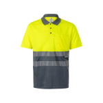 Kurzarm-Arbeits-Poloshirt in extra großer Größe, 160 g/m2, Velilla farbe gelb dritte Ansicht