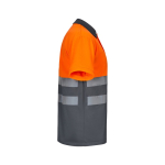 Kurzarm-Arbeits-Poloshirt in extra großer Größe, 160 g/m2, Velilla farbe orange fünfte Ansicht