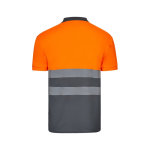 Kurzarm-Arbeits-Poloshirt in extra großer Größe, 160 g/m2, Velilla farbe orange