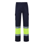 Twill-Arbeitshose aus Polyester und Baumwolle, 210 g/m2, Velilla farbe gelb dritte Ansicht