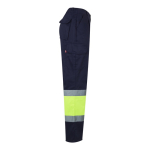 Twill-Arbeitshose aus Polyester und Baumwolle, 210 g/m2, Velilla farbe gelb fünfte Ansicht