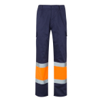 Twill-Arbeitshose aus Polyester und Baumwolle, 210 g/m2, Velilla farbe orange dritte Ansicht