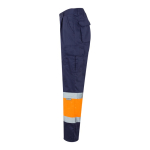 Twill-Arbeitshose aus Polyester und Baumwolle, 210 g/m2, Velilla farbe orange vierte Ansicht