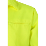 Twill-Arbeitsjacke aus Polyester und Baumwolle, 210 g/m2, Velilla farbe gelb fünfte Ansicht