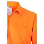 Twill-Arbeitsjacke aus Polyester und Baumwolle, 210 g/m2, Velilla farbe orange fünfte Ansicht