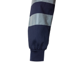 Twill-Arbeitsjacke aus Polyester und Baumwolle, 210 g/m2, Velilla farbe orange sechste Ansicht