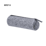 Zylinderförmiges Etui aus RPET-Filz mit Reißverschluss