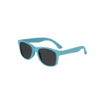 Kinder-Sonnenbrille aus Weizenstroh mit schwarzen Gläsern farbe blau erste Ansicht