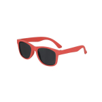 Kinder-Sonnenbrille aus Weizenstroh mit schwarzen Gläsern farbe rot erste Ansicht
