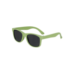 Kinder-Sonnenbrille aus Weizenstroh mit schwarzen Gläsern farbe grün erste Ansicht