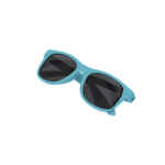 Kinder-Sonnenbrille aus Weizenstroh mit schwarzen Gläsern dritte Ansicht