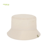 Bob-Hut aus 100 % Bio-Baumwolle in Naturfarbe
