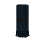 Baumwollhandtuch mit Fransen an den Enden, 290 g/m2 farbe marineblau erste Ansicht