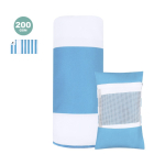 Strandhandtuch mit Hülle und wasserdichtem Fach, 200 g/m²