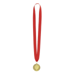 Medaille mit goldener Oberfläche und Relief-Rand für Siegerehrung