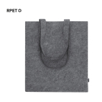 Tasche aus recyceltem Filz mit langen Henkeln in klassischen Farben