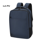 Laptop-Rucksack aus weichem PU mit Trolley-Band, 15”