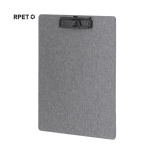 Klemmbrett aus RPET-Polyester mit Klemme und Stifthalter, A4