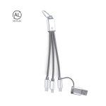Ladekabel aus recycelten Materialien mit Karabiner für den Transport