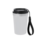 Becher mit Frosted-Finish und luftdichtem Deckel, 400 ml farbe transparent erste Ansicht