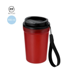 Becher mit Frosted-Finish und luftdichtem Deckel mit Dosierer, 400 ml