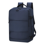 Rucksack mit mehreren Staufächern aus 420D-Polyester, 15'' farbe marineblau erste Ansicht